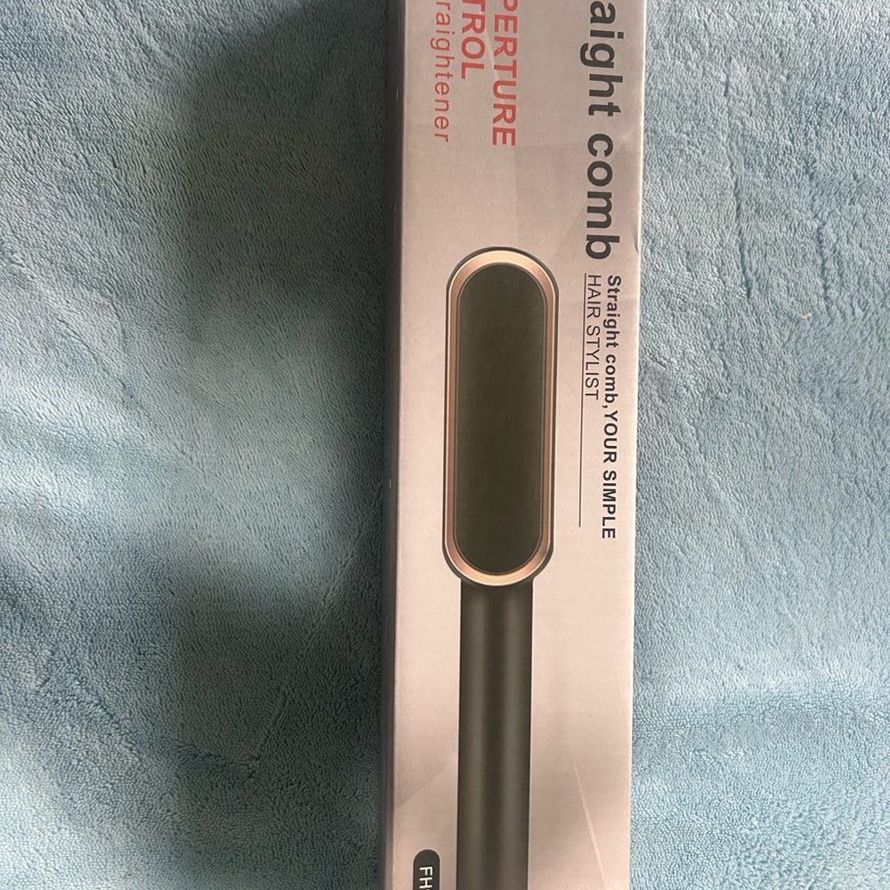 Hair Straightening Comb - emerald